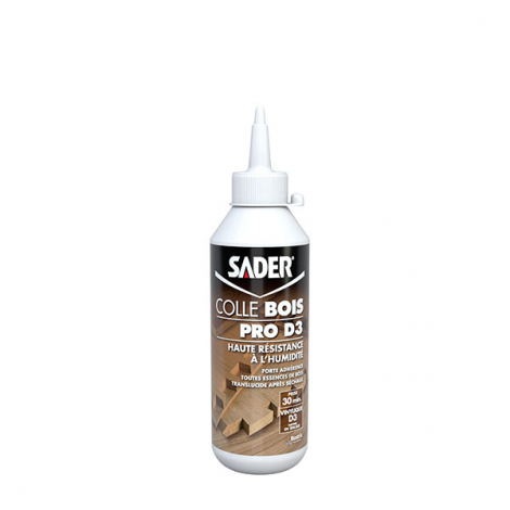 Colle Bois PRO D3 - Bois Humide Translucide 750 g