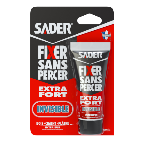 30611497  Mastic de Fixation Fixer Sans Percer Extra Fort - Invisible