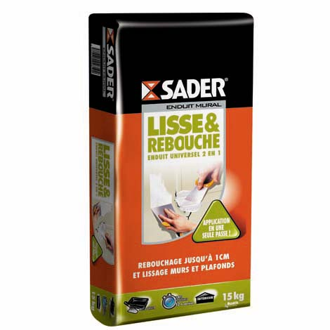 ENDUIT LISSE ET REBOUCHE - ENDUIT UNIVERSEL 2 EN 1 EN POUDRE