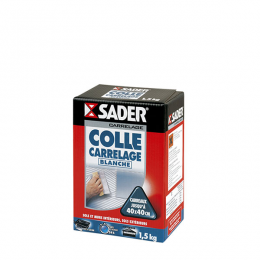 COLLE CARRELAGE SADER BLANCHE POUDRE